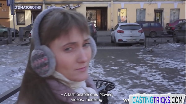 18-летнюю европейскую милашку пробурили на фейковом кастинге